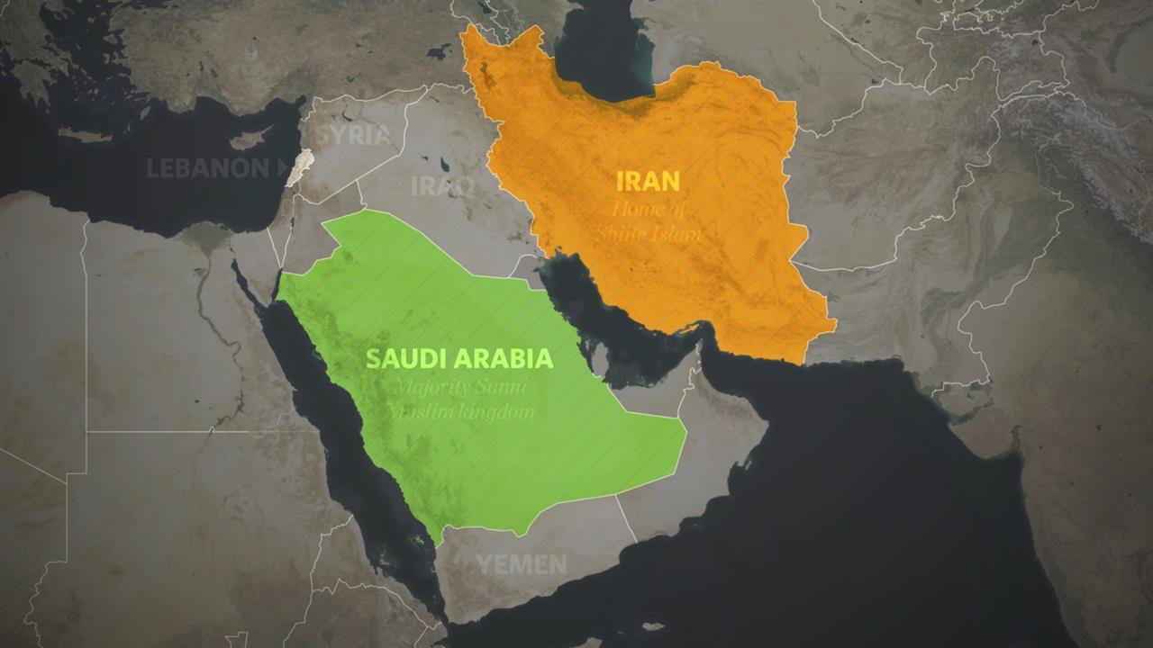 ایران عربستان نقشه